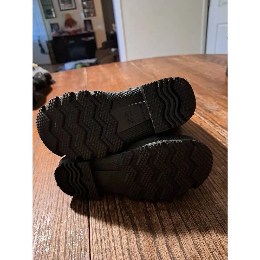 New Kids Size 20 Black Rubber Rain Snow Boots Typically Size 4.5-5